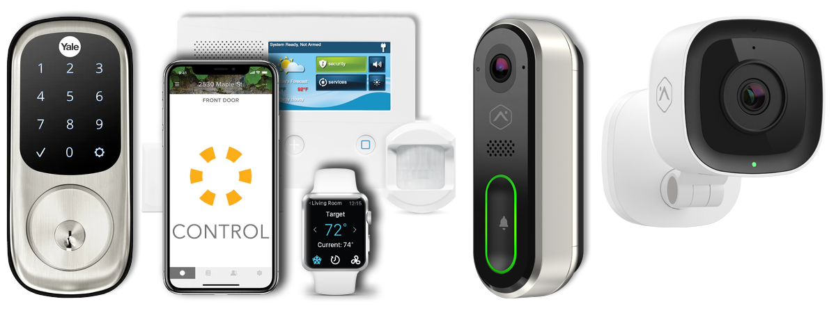 Smart Home Security Systems - Alarm Systems - Security Cameras - Control Panel - Doorbell